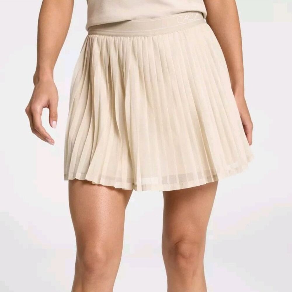 CALIA Women’s Athletic Skirt Skort Sz XXL Performanc Activewear Beige msrp $88